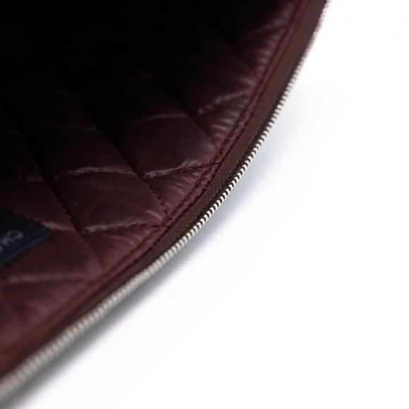 Chanel Nylon Pouch Bag Black SHW - Picture 9 of 11